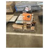 Ridgid 6gal air compressor, table, shelf bracket