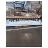 Umbrella, fence post, closet doors, shop lights,