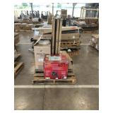 Husky drum auger machine, toilet, led lights