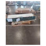 72in white double vanity top sink