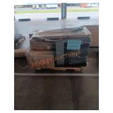 Shop light, molding, garage opener, metal cabinet