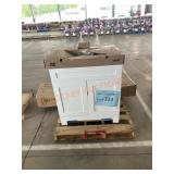 31ï¿½ white vanity with top, unopened boxes