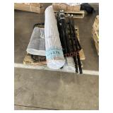 Everbuilt fencing, with posts