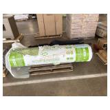 Large umbrella, step ahead carpet cushion