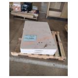 HDX white folding tables 2xbid;
