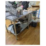 Stainless Steel Kitchen Worktop Table