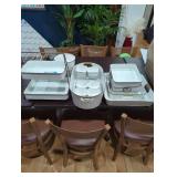 White Textured Kitchenware Set