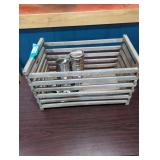 Vintage Crate with Kitchenware