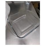 Clear Glass Baking Dish Shelf Lot