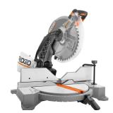 RIDGID 15A 12" Dual Bevel Miter Saw with LED