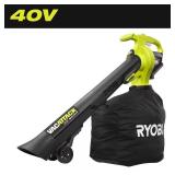 RYOBI 40V Vac Attack Leaf Vacuum/Mulcher (Tool On