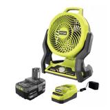 ONE+ 18V WHISPER Fan Kit w/ 4.0Ah Battery