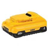 DEWALT 20V MAX Battery, Compact 4.0Ah