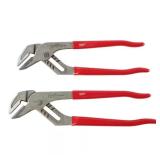 Milwaukee 10" & 12" Smooth Jaw Pliers Set