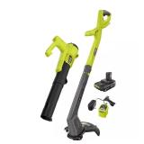 RYOBI 18V Cordless Trimmer/Edger Combo Kit *Missi