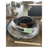 Outdoor black drain piping