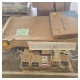 Queen panel headboard,tile,bedframe