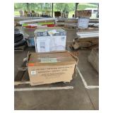 Microwave oven, chest freezer