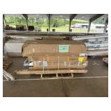 Metal cabinets,pocket door frame,unopened box