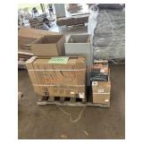 18ï¿½ vanity with top, cabinets, tile