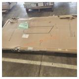 Large mirror with stand