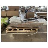 Patio wicker 3 seat chair, 80ï¿½x30ï¿½ panel door