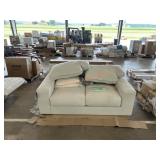 70" Ashley white sofa