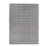 Hawaii Black 8x10 Contemporary Geometric Rug