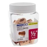 603 1/2 in. x 1/2 in. Copper Cup FIP Adapter