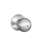 Orbit Satin Chrome Privacy Bed/Bath Knob