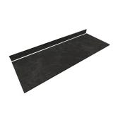 THINSCAPE 6 ft Countertop, Black Satin Finish