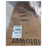 3 step ladder black