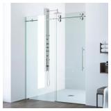 Elan 56 60 in. Framed Sliding Shower Door