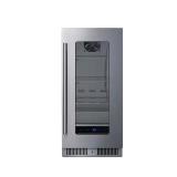 Shallow Depth 15" Beverage Cooler with Door