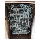 Shelf pins for pegboard hangers