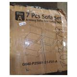 Only 1 box of multiples. 1 box only of a sofa