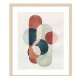 Grace Popp Loops and Bounds 21x25 Wood Art