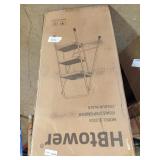 3 step ladder black