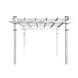Vinyl Venetian Pergola 120x120 White VA42022