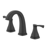 Calandine 8-in Widespread Matte Black