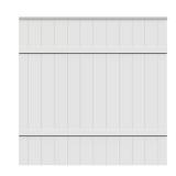 Veranda 6 ft H x 6 ft W White Windham Fence