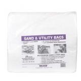 HALSTED Sand Bags 15" X 27" White, Pack of 25 box