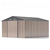 10 ft W x 12 ft D Metal Shed 119 sq ft
