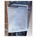 Outdoor wicker patio sofa