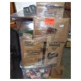 Skid of miscellaneous fall/ Halloween