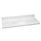 Design House 43-In Vanity Top, White