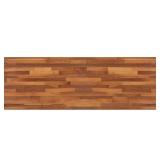 6 ft L x 39 in D Walnut Block Countertop