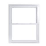 70 Series White Double Hung Low-E Vinyl Fin