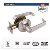 Commercial Satin Chrome Privacy Bed/Bath Lever