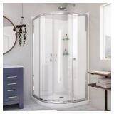 Prime 33x33 Sliding Corner Shower Kit